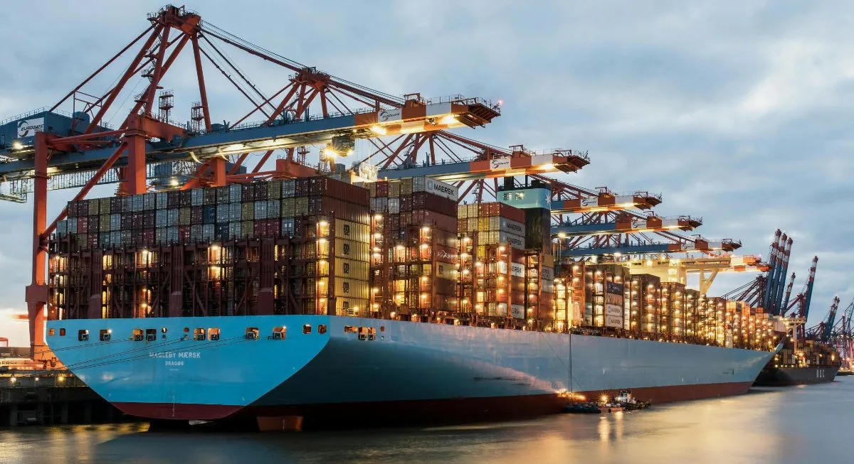 Connect Logistics parked at an industrial loading site indicating the company's logistics and transportation services.