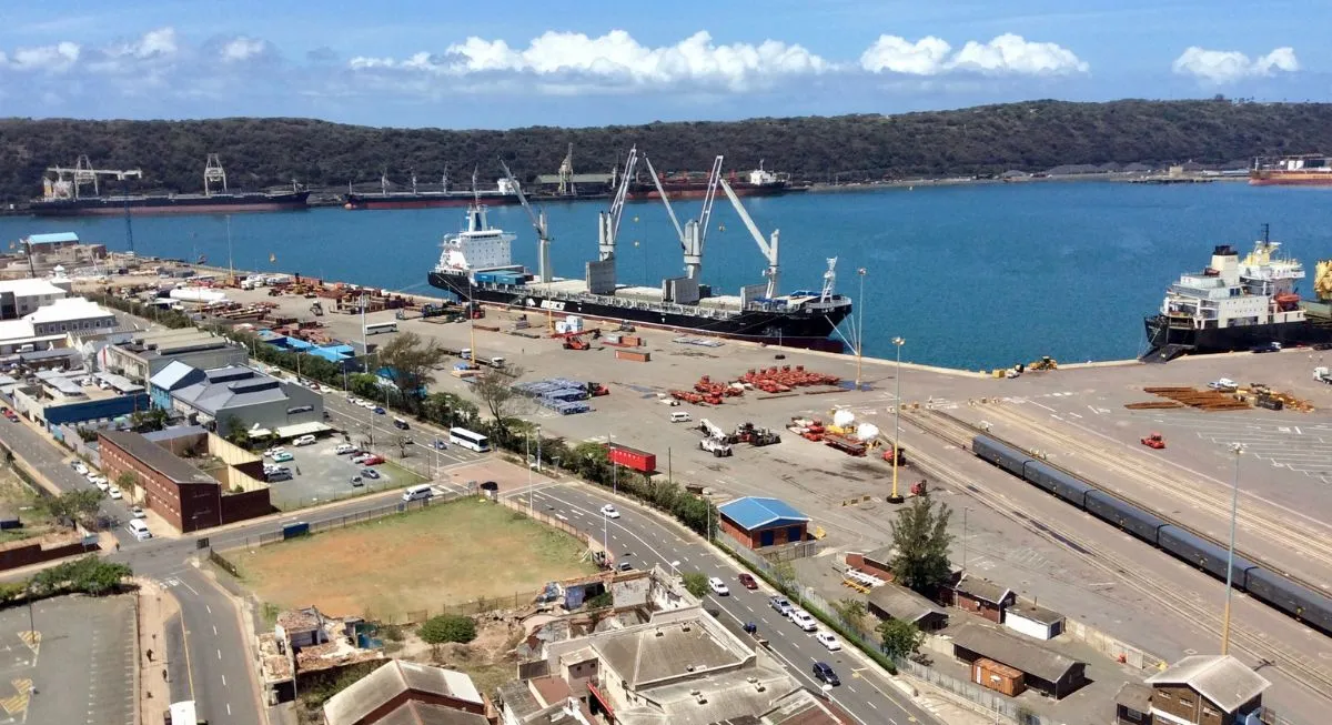 Connect Logistics parked at an industrial loading site indicating the company's logistics and transportation services.